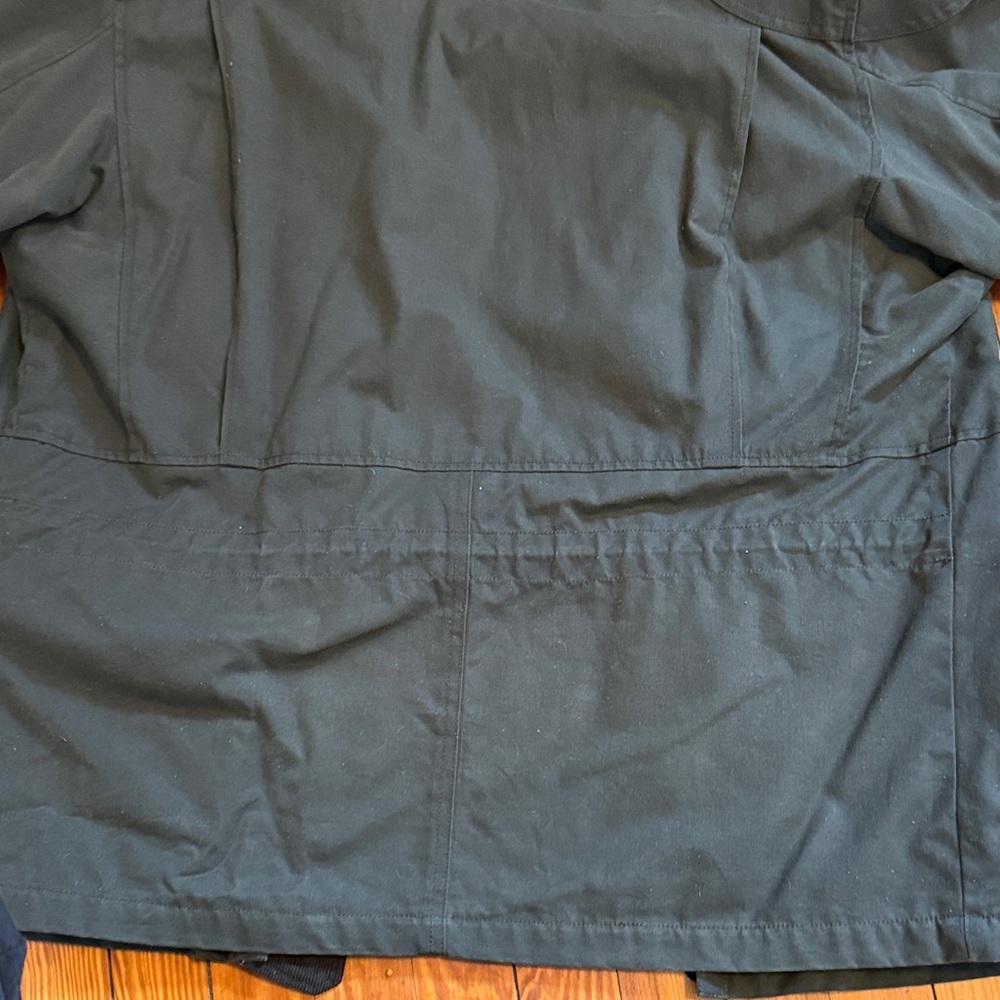 J. Crew Olive Field Jacket with Plaid Lining - Picture 5 of 5